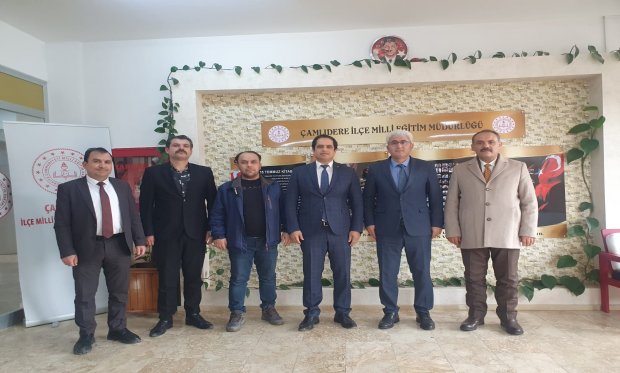 Çamlıdere İlçe Milli Eğitim Müdürü Sayın Esen KESKİN'i ziyaret ettik.